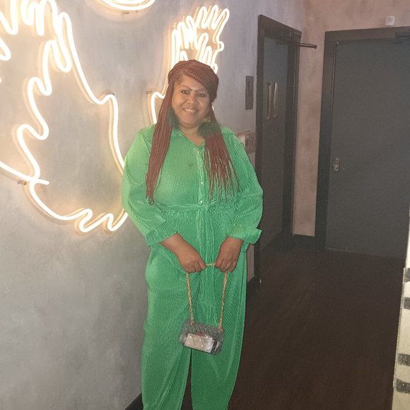 Green Jumpsuit - Picture 1 of 5
